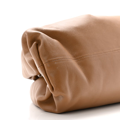 Bottega Veneta Smooth Butter Calf The Pouch Oversized Clutch Teak 10 of 10