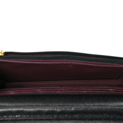 Chanel Caviar Quilted Wallet On Chain WOC Black 5 of 11