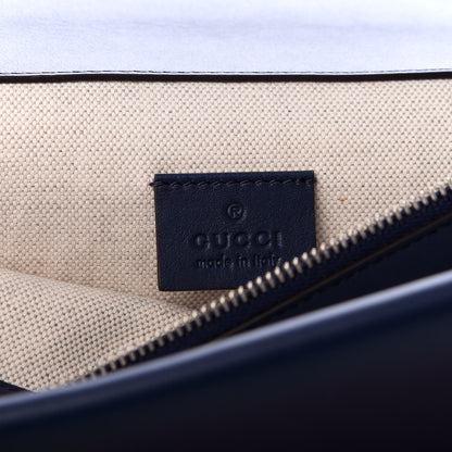 Gucci Calfskin Bee Embroidered Medium Dionysus Shoulder Bag White Blue Hibiscus Red 6 of 9
