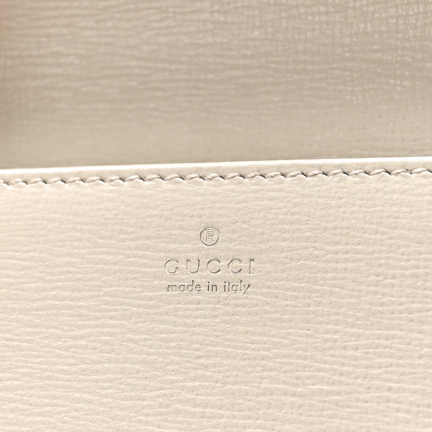 Gucci GG Supreme Monogram Azalea Calfskin Horsebit 1955 Wallet On Chain Beige Ebony Mystic White 6 of 8