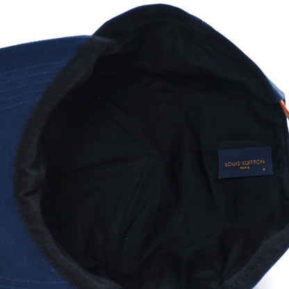 Louis Vuitton Cotton Chain Logo Cap M Navy 7 of 9