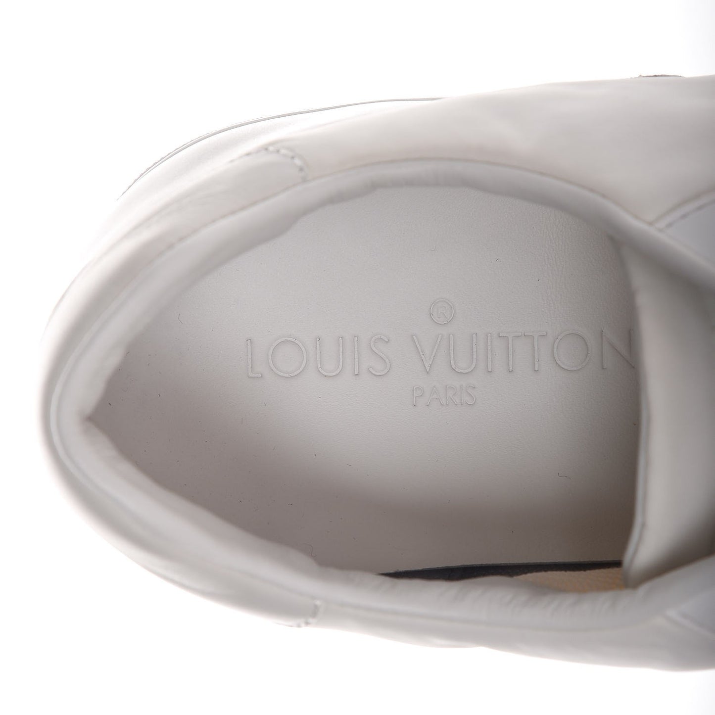 Calfskin Nylon Sneakers 8.5 White