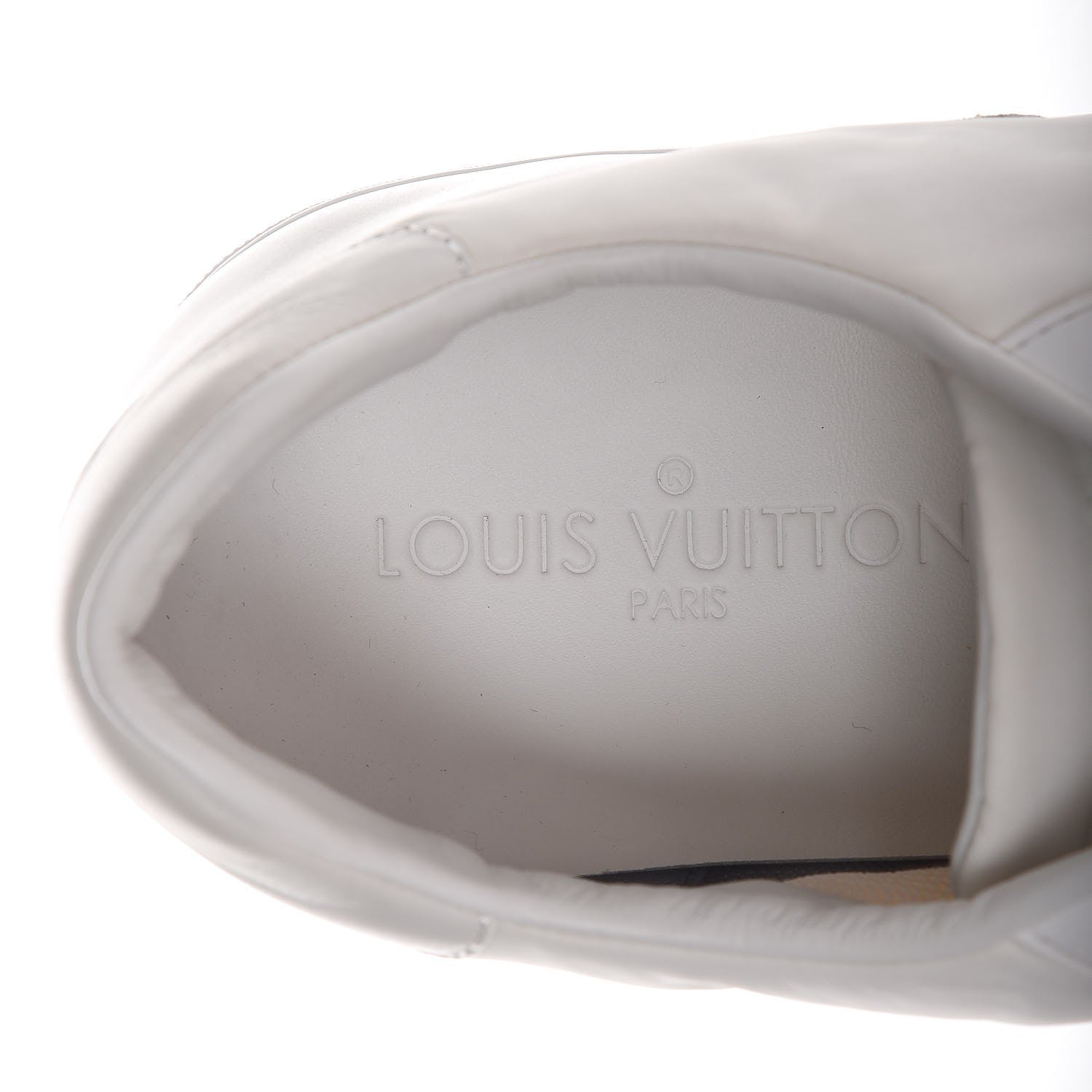 Louis Vuitton Calfskin Nylon Sneakers 8.5 White 7 of 7