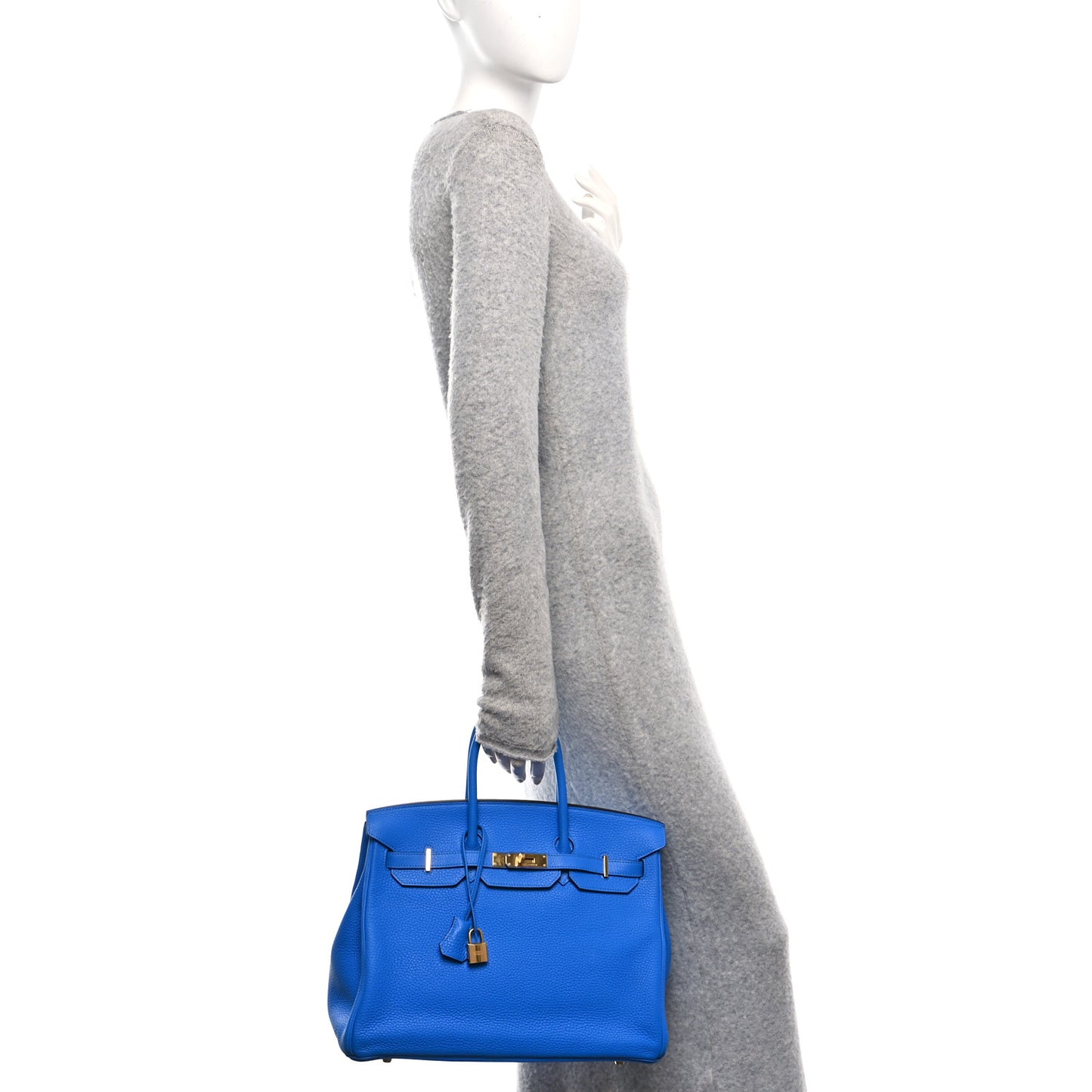 Togo BIRKIN 35 Bleu Hydra