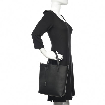 Saint Laurent Calfskin Toy Shopping Tote Black 2 of 10