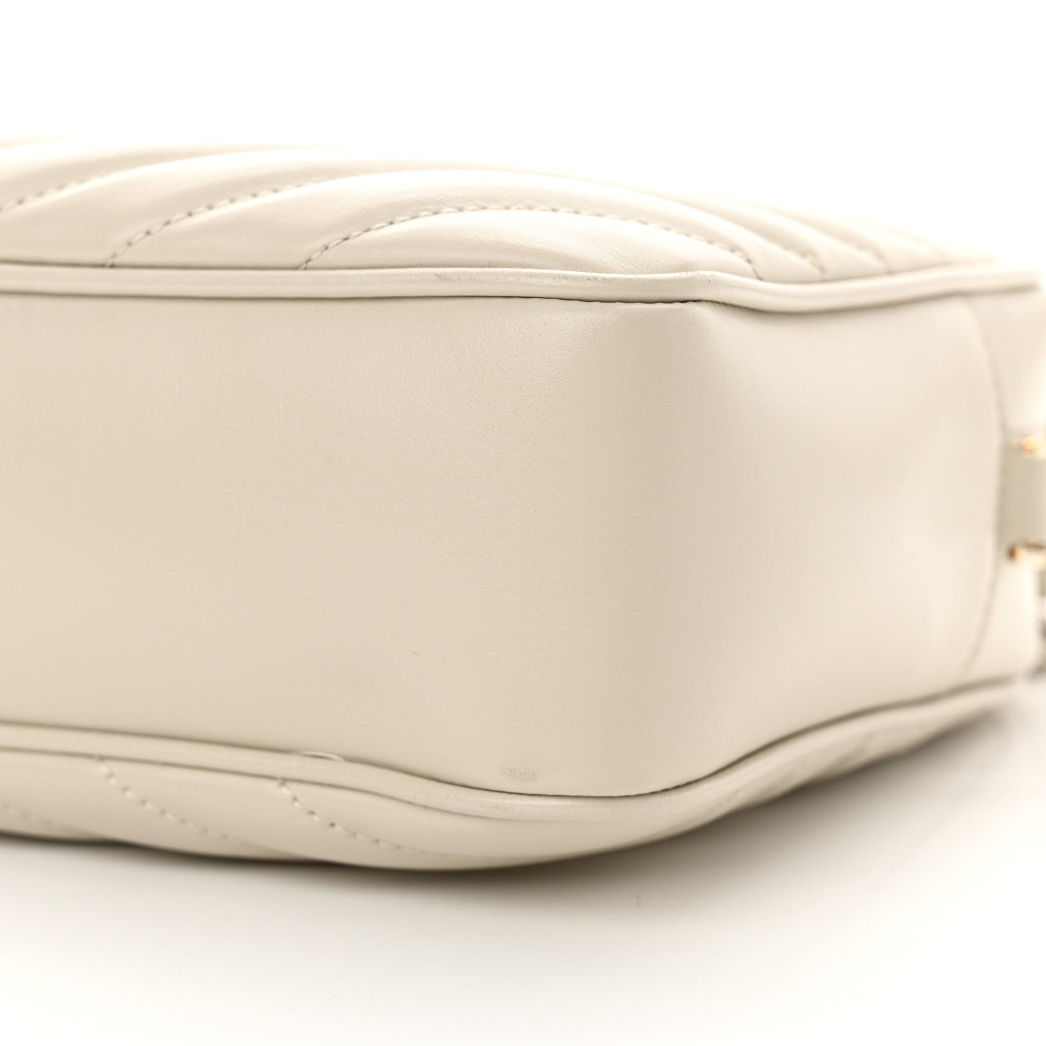 Saint Laurent Calfskin Matelasse Monogram Lou Camera Bag Crema Soft 10 of 11