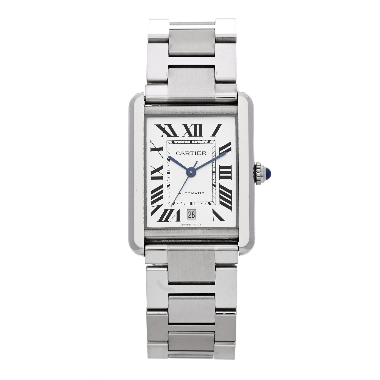 Cartier Stainless Steel 31mm Tank Solo Automatic Watch 1 of 4