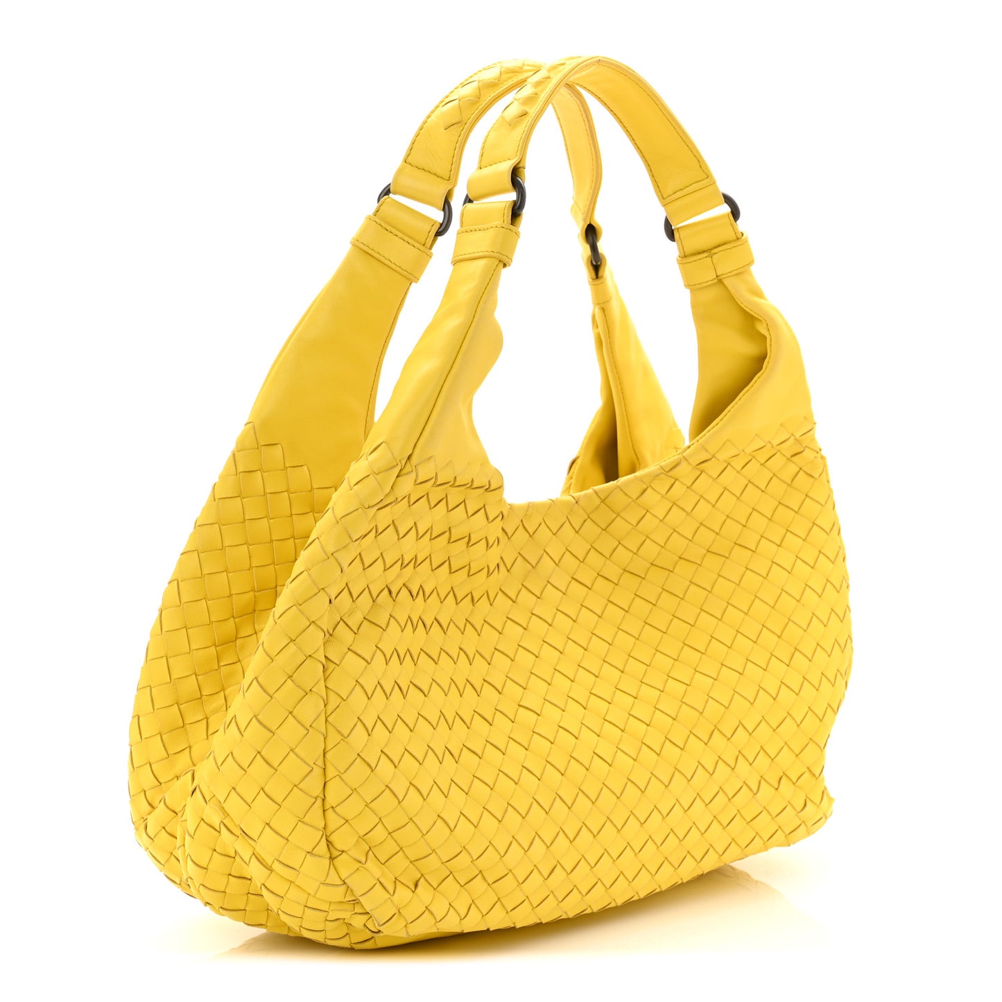 Nappa Intrecciato Medium Campana Buttercup