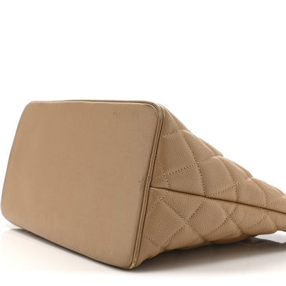 Chanel Caviar Quilted Medallion Tote Beige 10 of 10