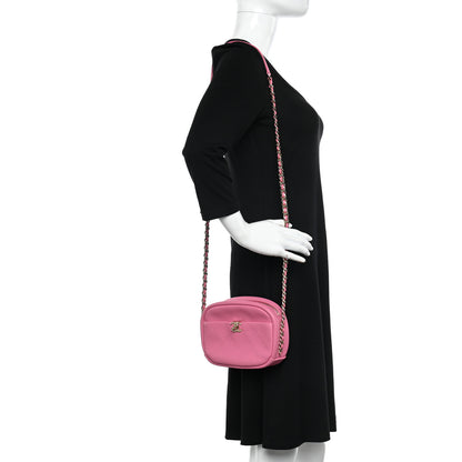 Chanel Goatskin Small Casual Trip Camera Case Pink 3 of 11