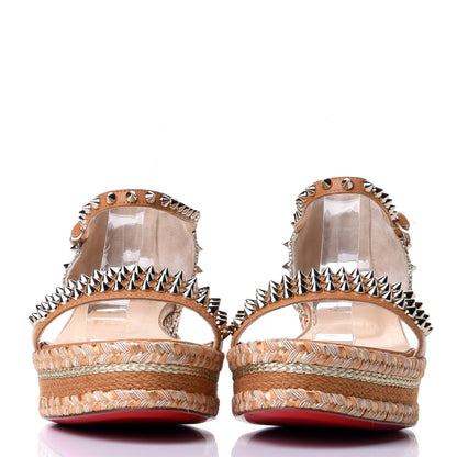 Christian Louboutin Nappa Madmonica 60 Platform Sandals 41 Tan 2 of 11