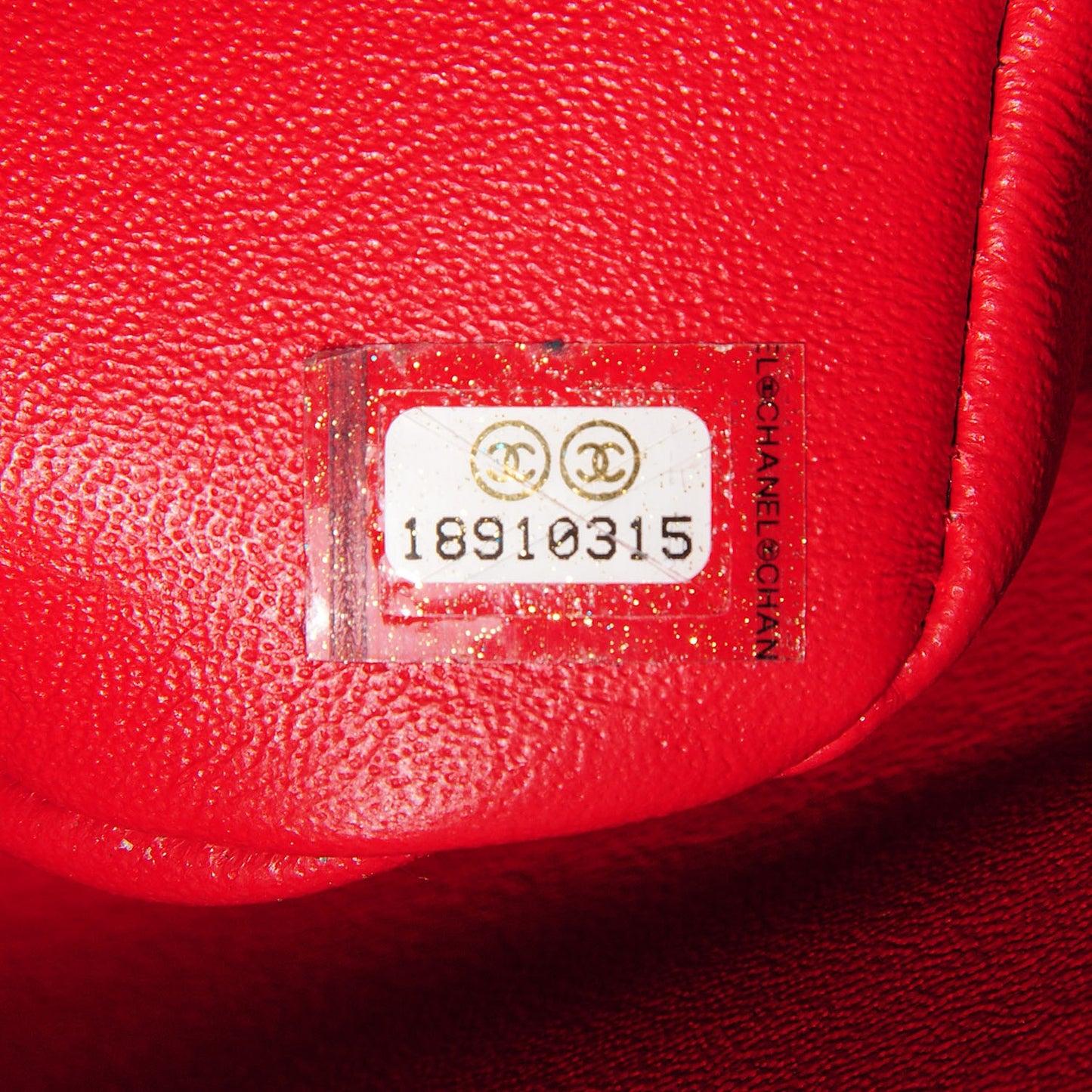 Lambskin Quilted Jumbo Double Flap Red