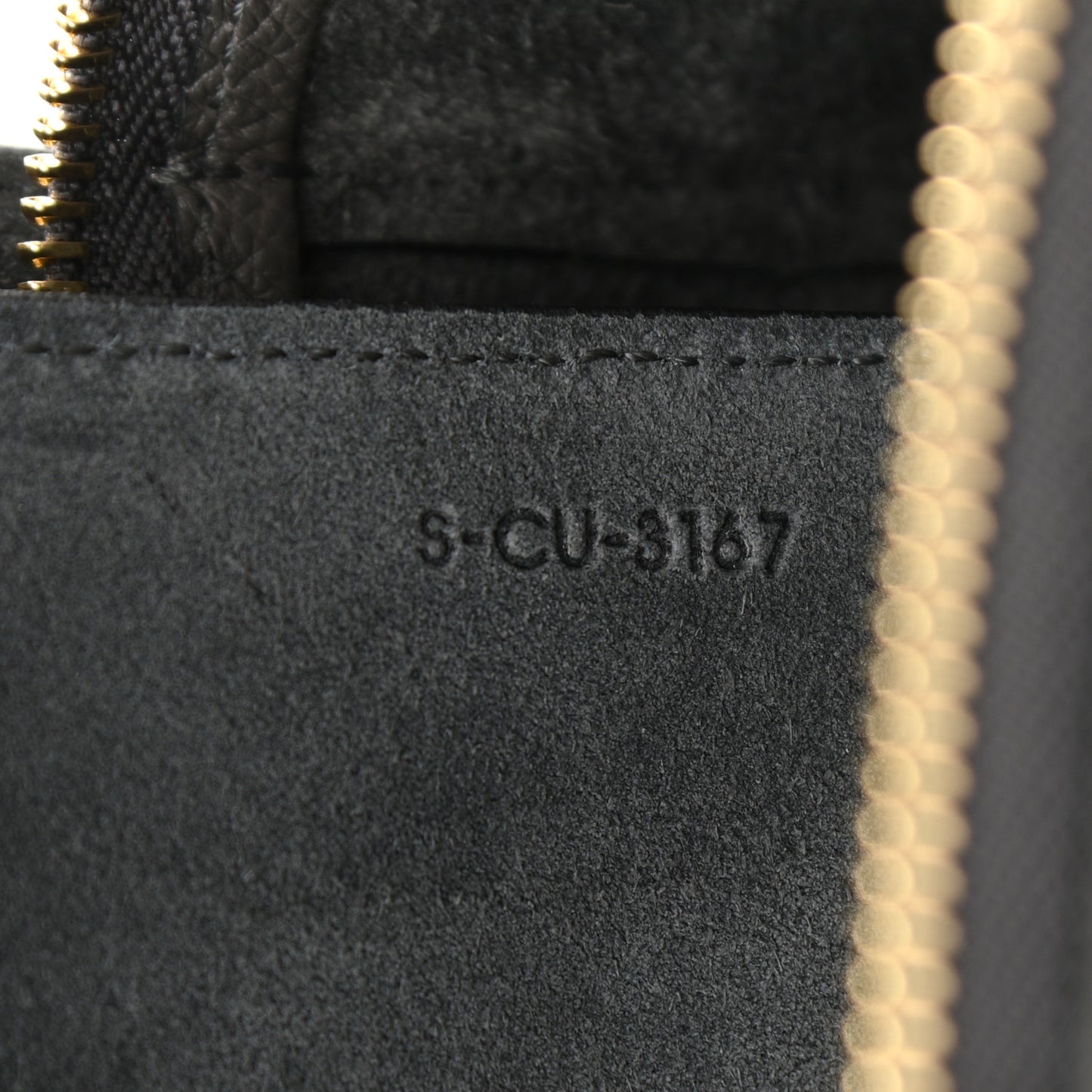 Grained Calfskin Mini Belt Bag Grey