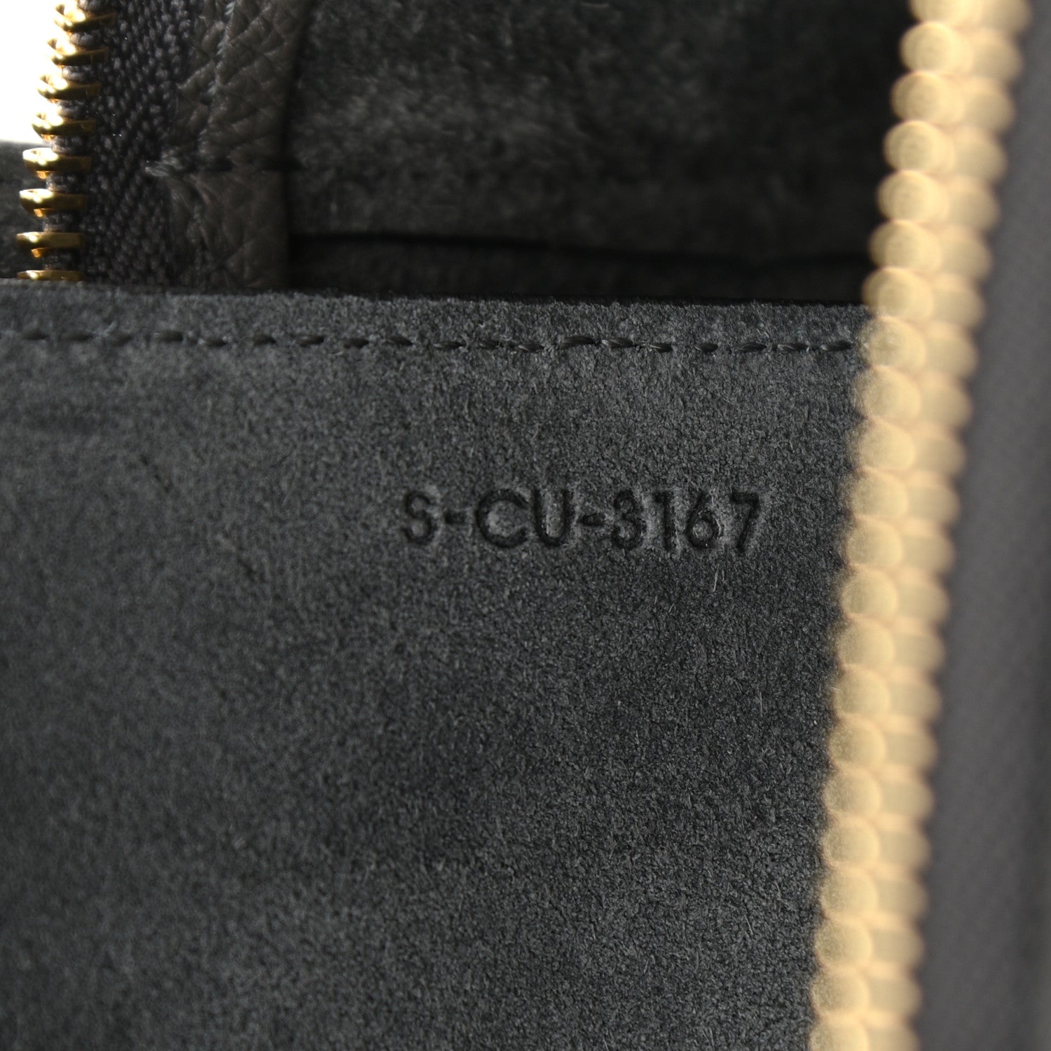 Celine Grained Calfskin Mini Belt Bag Grey 8 of 12