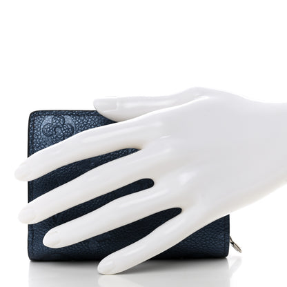 Louis Vuitton Metallic Empreinte Clea Wallet Navy Nacre 2 of 6