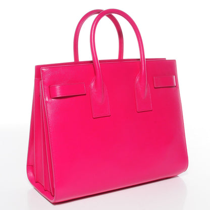 Saint Laurent Calfskin Small Sac De Jour Bubblegum 3 of 7
