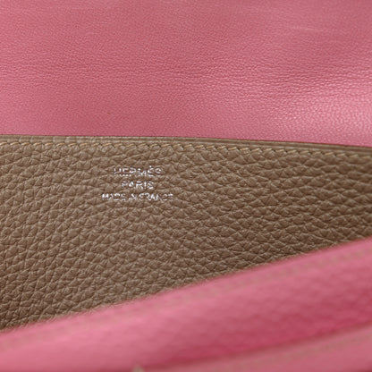 Hermes Togo Dogon Recto Verso Wallet 5P Gris Tourterelle 8 of 9