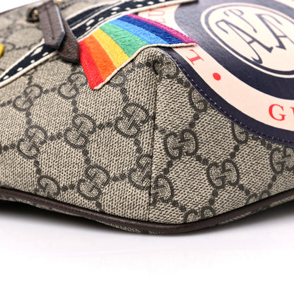 Gucci GG Supreme Monogram Courrier Belt Bag Beige New Acero 8 of 9