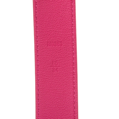 Louis Vuitton Taurillon Calfskin Essential V 30mm Belt 85 34 Fuchsia 6 of 8