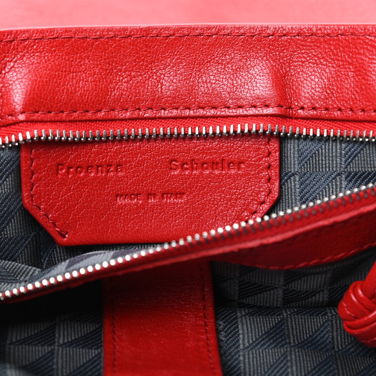 Lambskin Medium PS1 Satchel Red