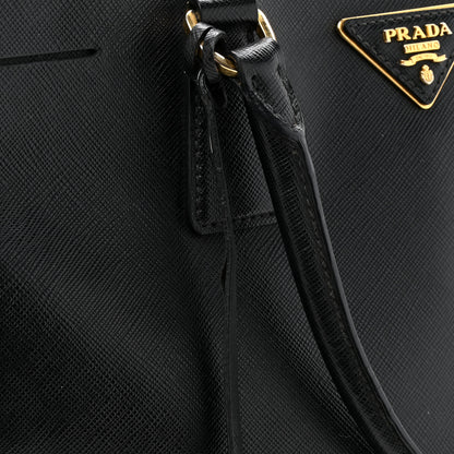 Prada Saffiano Lux Medium Galleria Double Zip Black 12 of 12