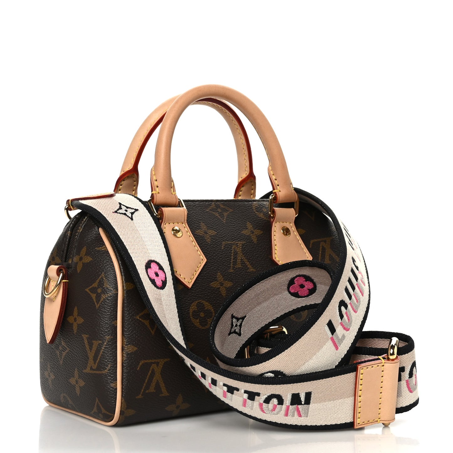 Monogram Speedy Bandouliere 20 Black
