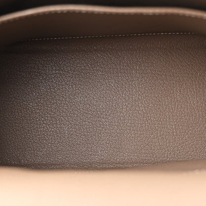 Hermes Togo Kelly Retourne 25 Etoupe 5 of 10