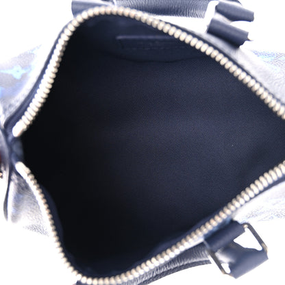 Louis Vuitton Monogram Ink Watercolor Keepall XS Blue 5 of 9