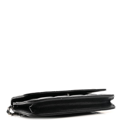 Chanel Caviar Quilted Wallet on Chain WOC Black 4 of 15