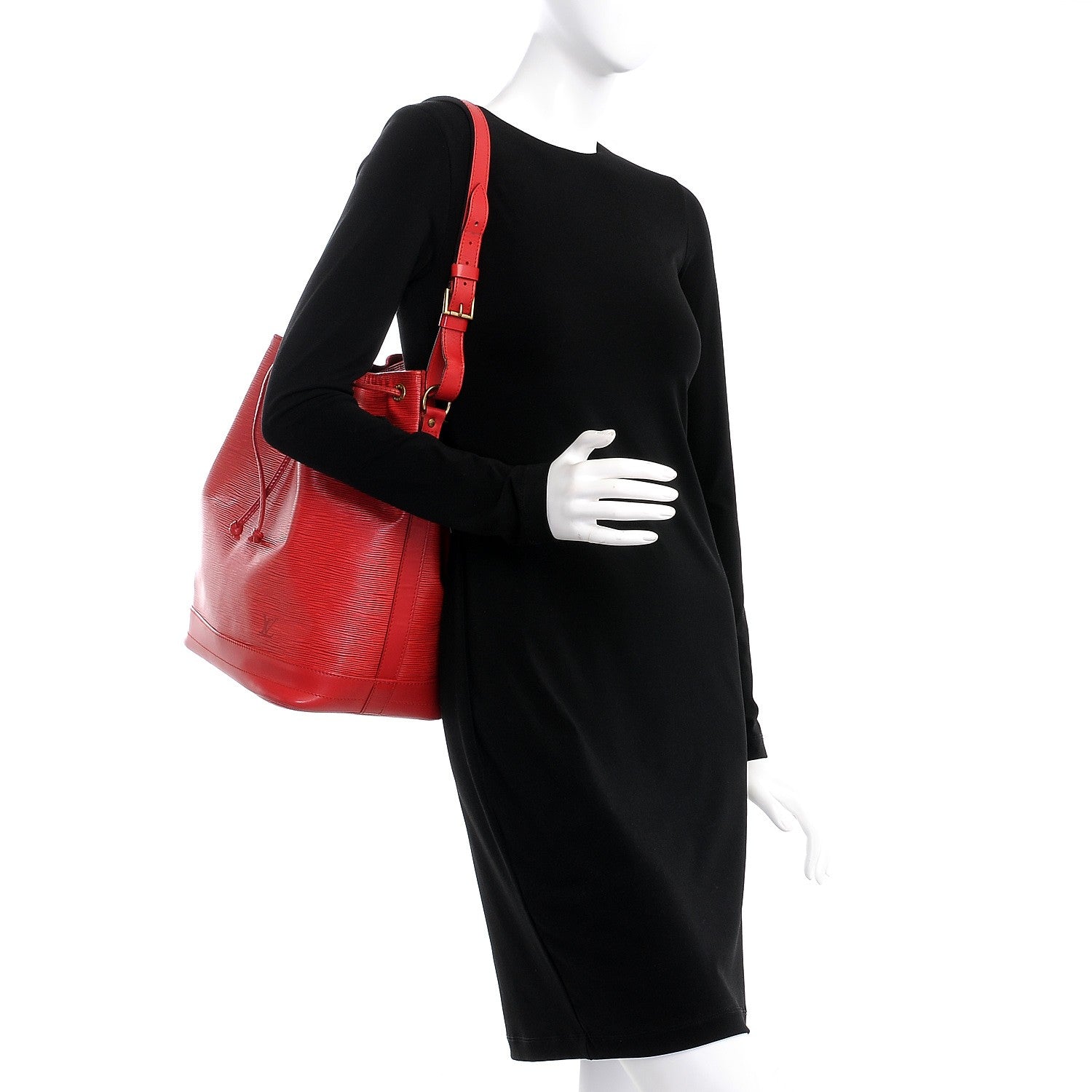Louis Vuitton Epi Noe Castillan Red 2 of 7