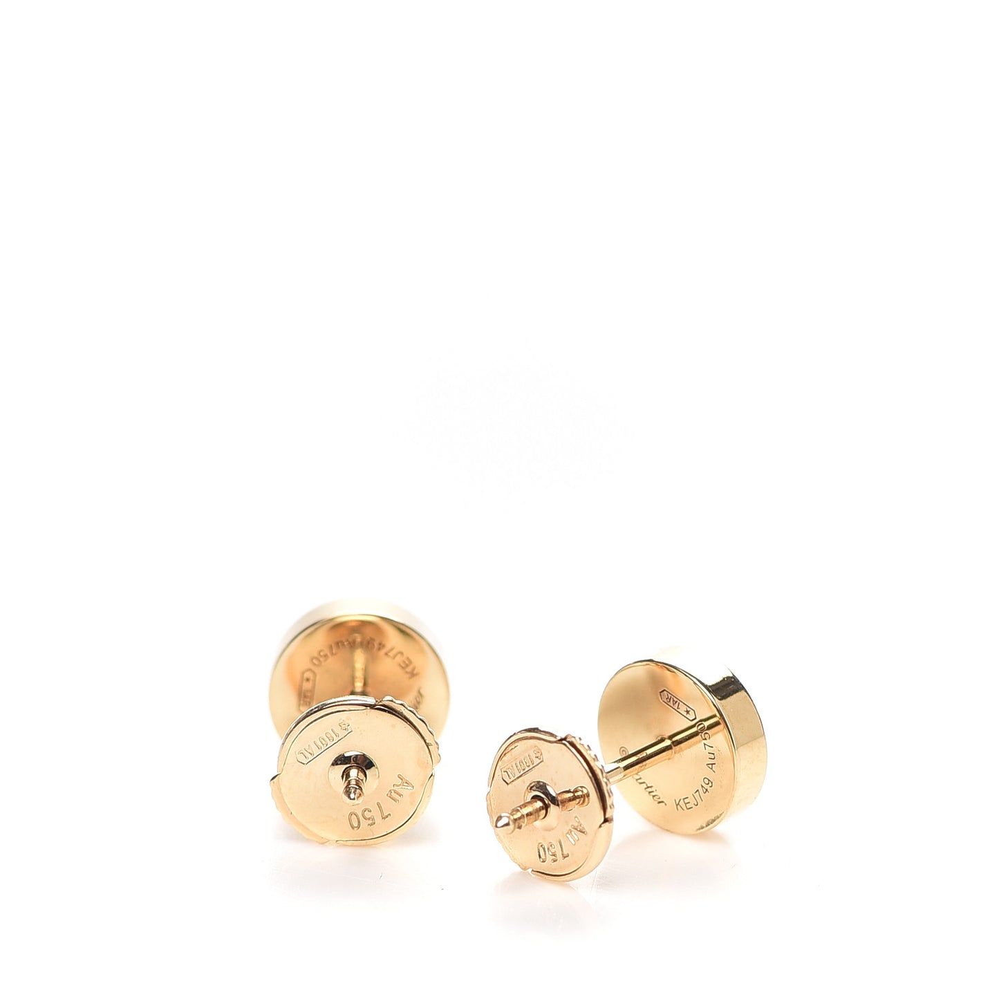 18K Yellow Gold LOVE Earrings