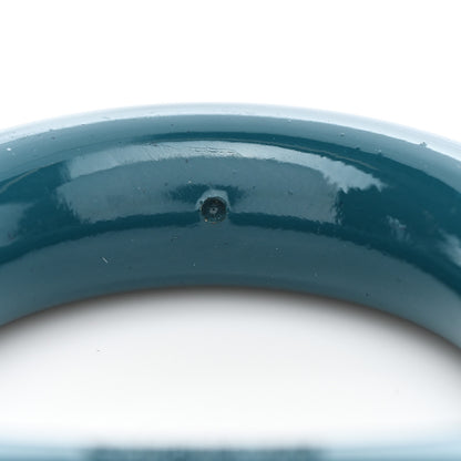 Hermes Lacquer Chaine D'Ancre Scarf Ring Bleu Canard 4 of 5