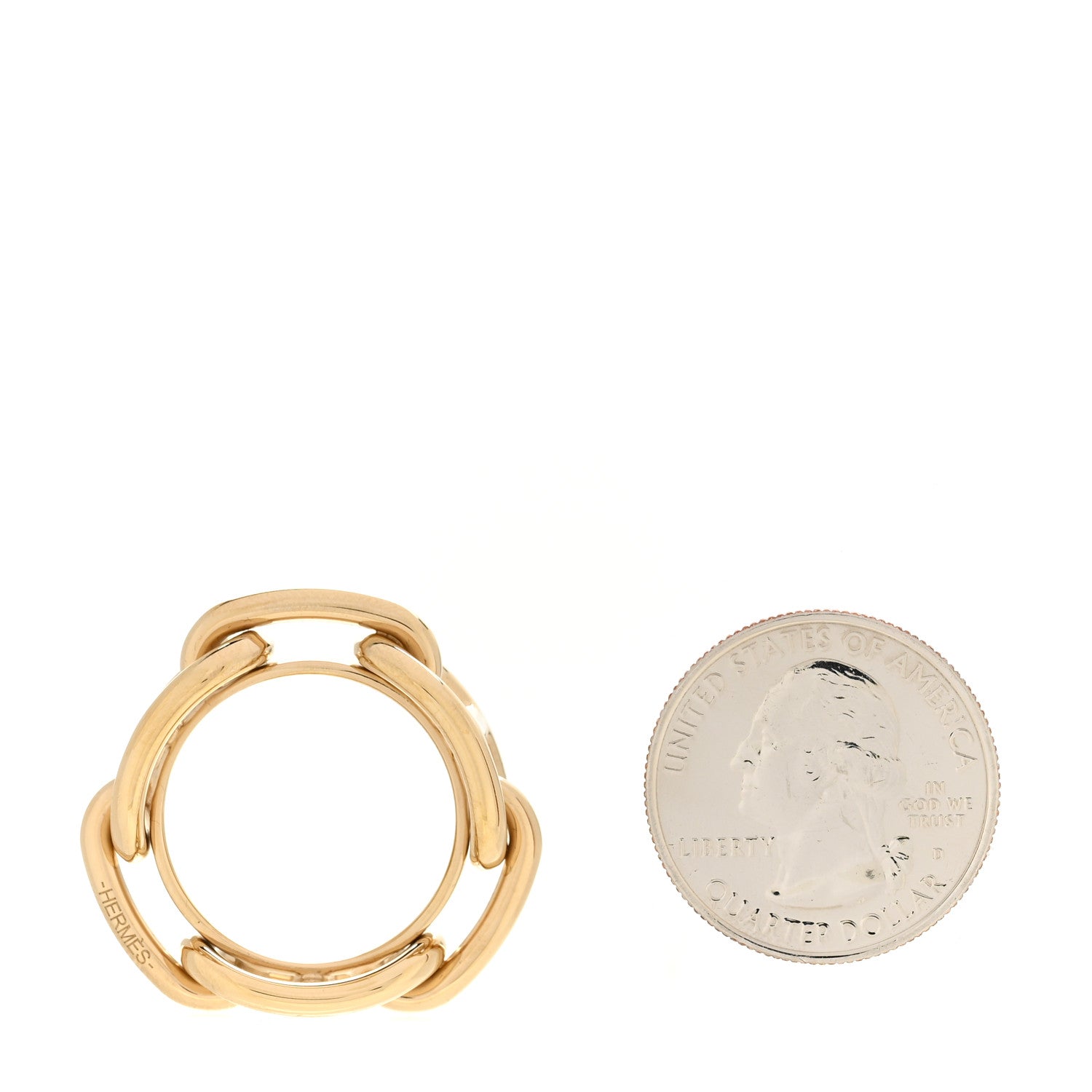 Hermes Permabrass Regate Scarf Ring 2 of 4
