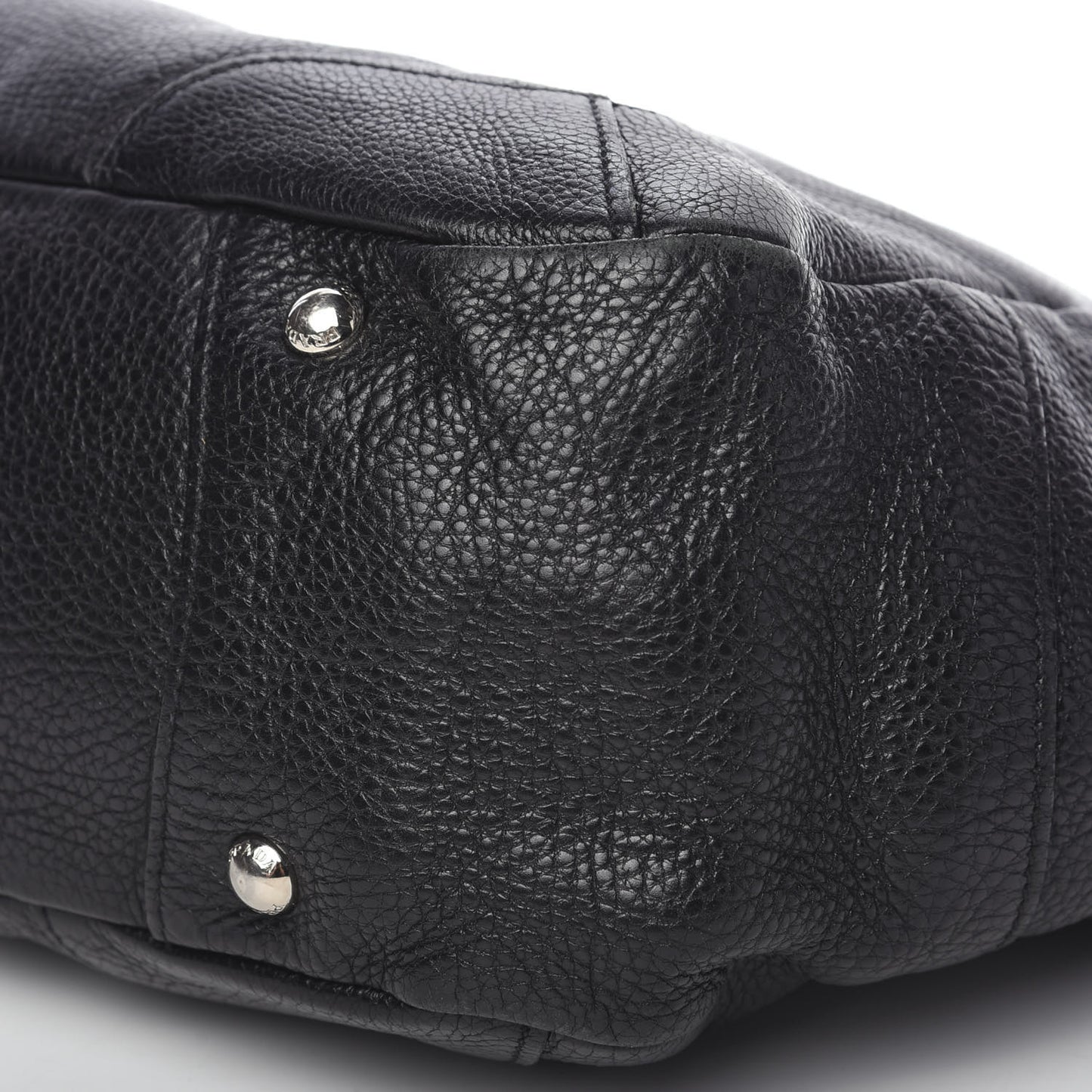 Vitello Daino Side Pocket Hobo Black