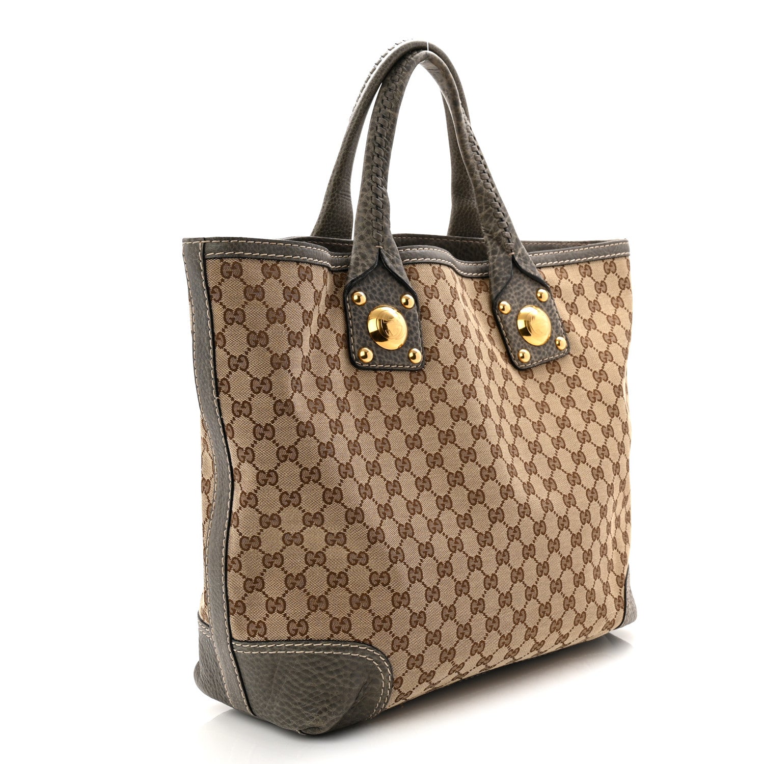 Gucci Monogram Large Sunset Tote  Brown Grey 3 of 11