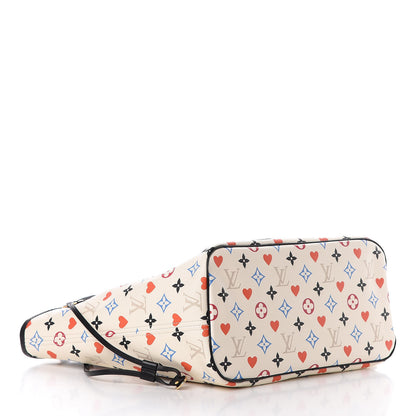 Louis Vuitton Game On Neverfull MM White 4 of 9