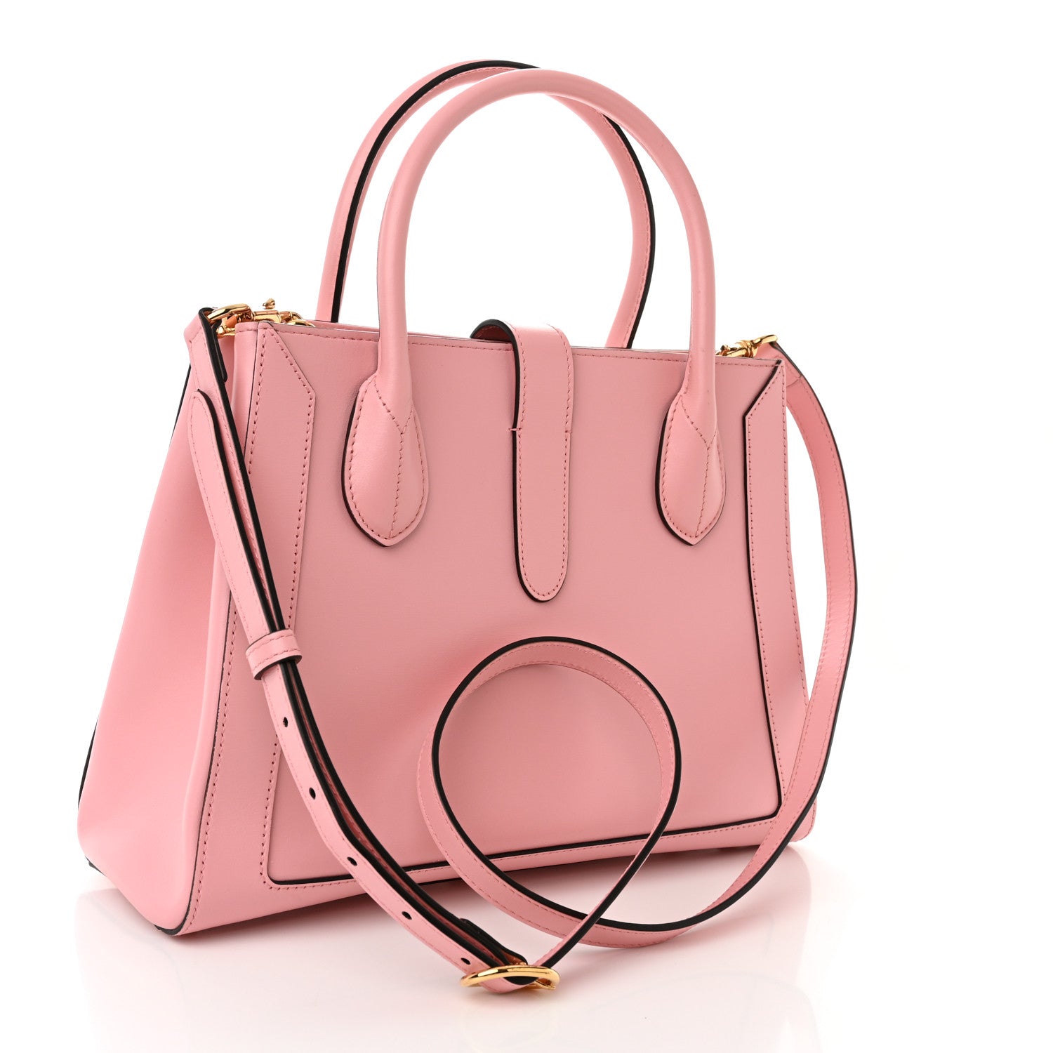 Gucci Boarded Plutone Calfskin Medium Jackie 1961 Tote Wild Rose 3 of 10
