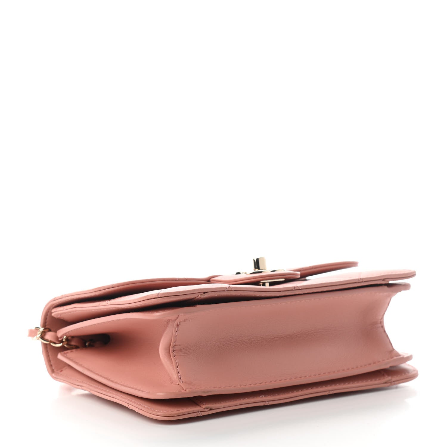 Chanel Calfskin Quilted Coco Lady Flap Dark Pink 4 of 9