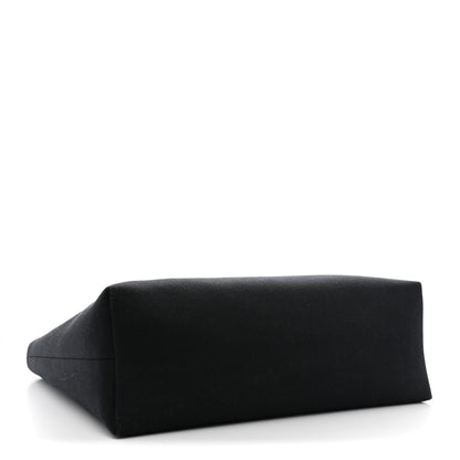 Celine Canvas Calfskin Horizontal Cabas Black 4 of 11