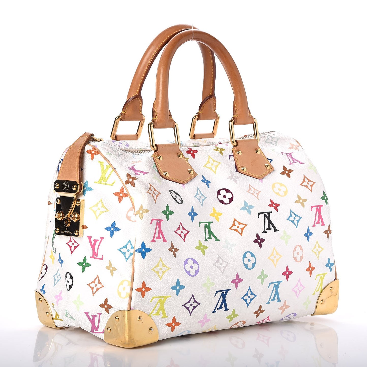 Monogram Multicolor Speedy 30 White