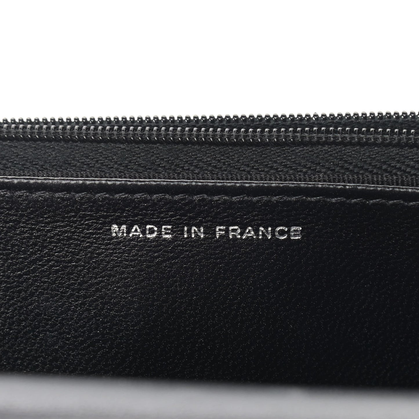 Lambskin Quilted Wallet On Chain WOC So Black