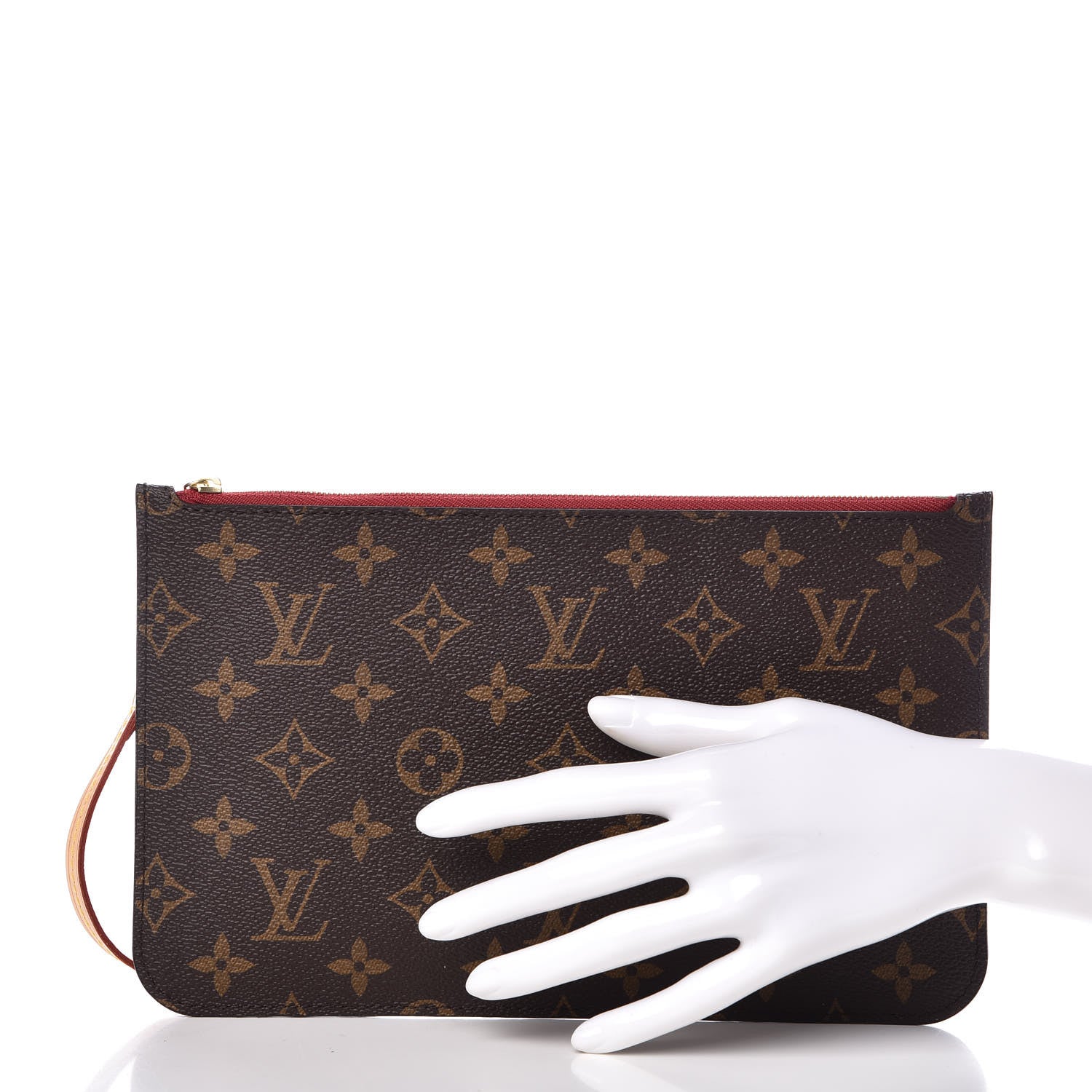 Louis Vuitton Monogram Neverfull MM GM Pochette Cherry 2 of 9