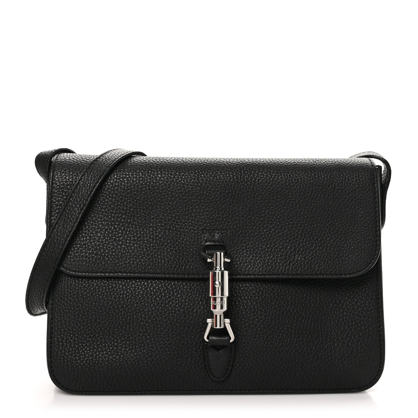 Soft Calfskin Small Jackie Shoulder Bag Black