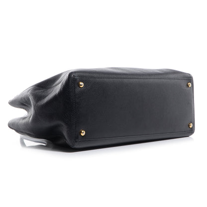 Chanel Calfskin Cerf Shopper Tote Black 4 of 7