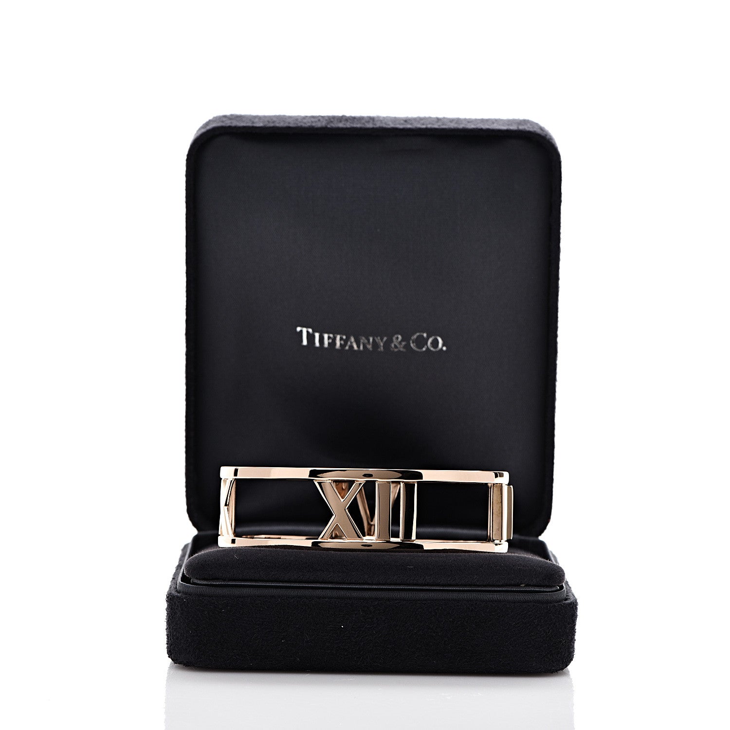 Tiffany 18K Rose Gold Wide Atlas Bangle 5 of 5