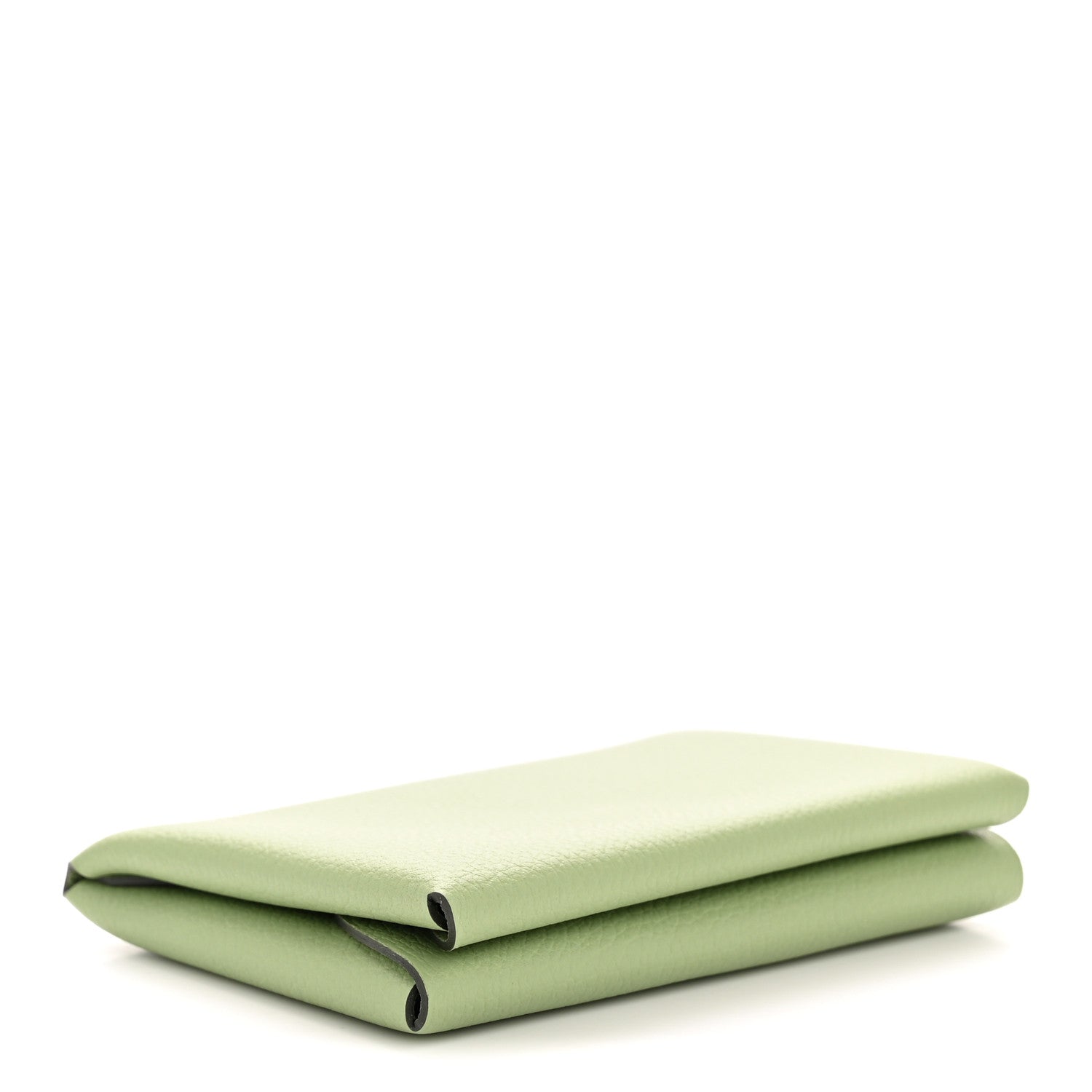 Hermes Evercolor Calvi Duo Card Case Vert Criquet 4 of 8