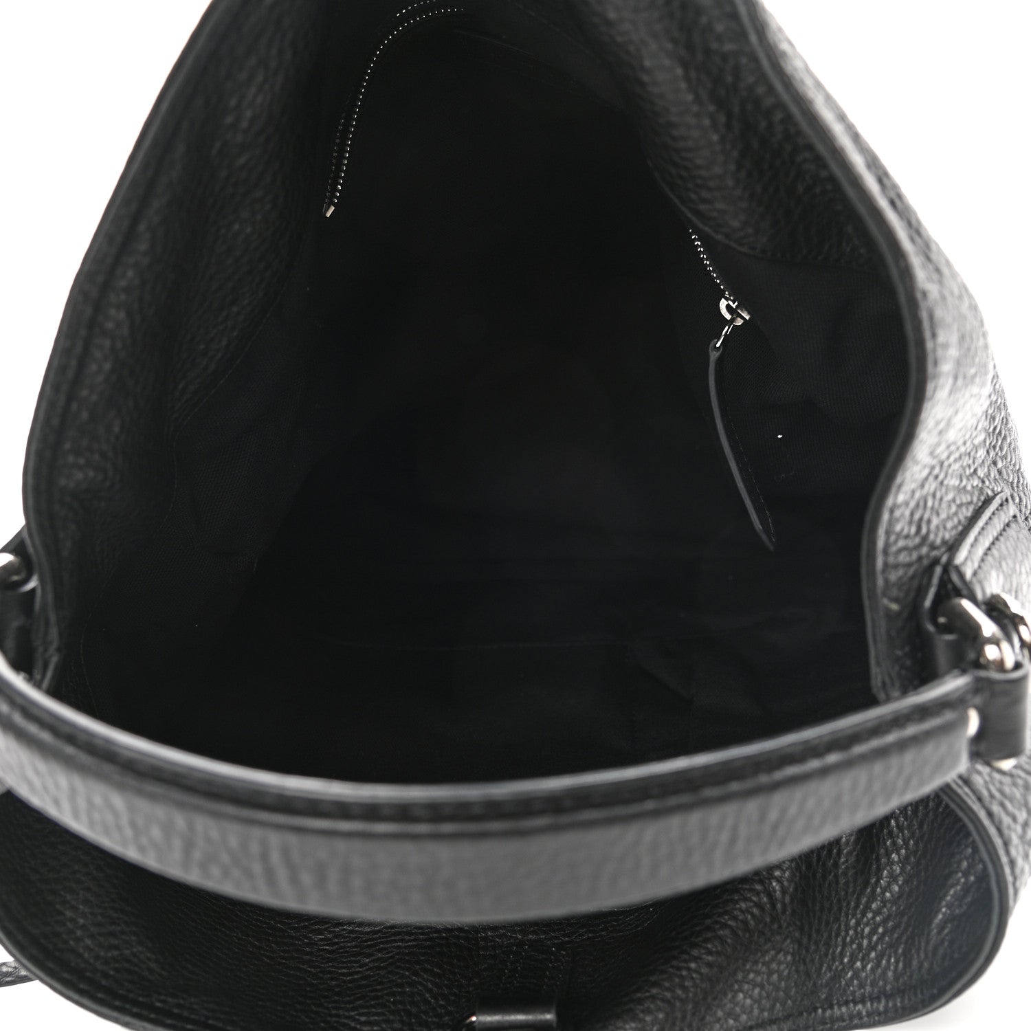 Burberry Calfskin Studded Medium Susanna Hobo Black 5 of 9