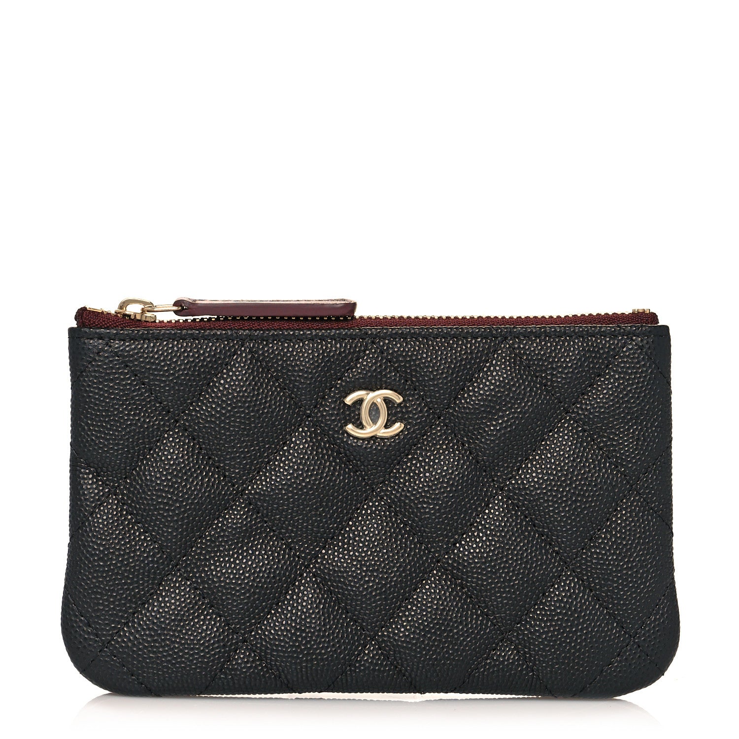 Chanel Caviar Quilted Small Cosmetic Case Black 1 of 11