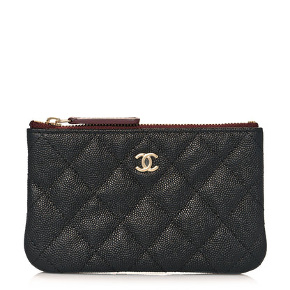 Chanel Caviar Quilted Small Cosmetic Case Black 1 of 11