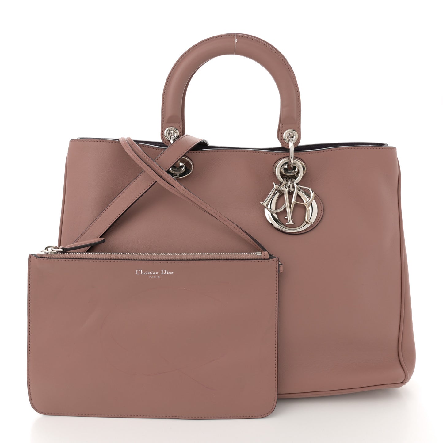 Smooth Calfskin Large Diorissimo Tote Petale